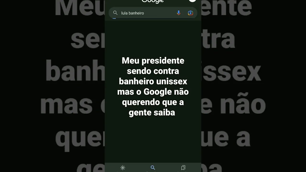 Meu presidente Lula sendo contra banheiro unissex