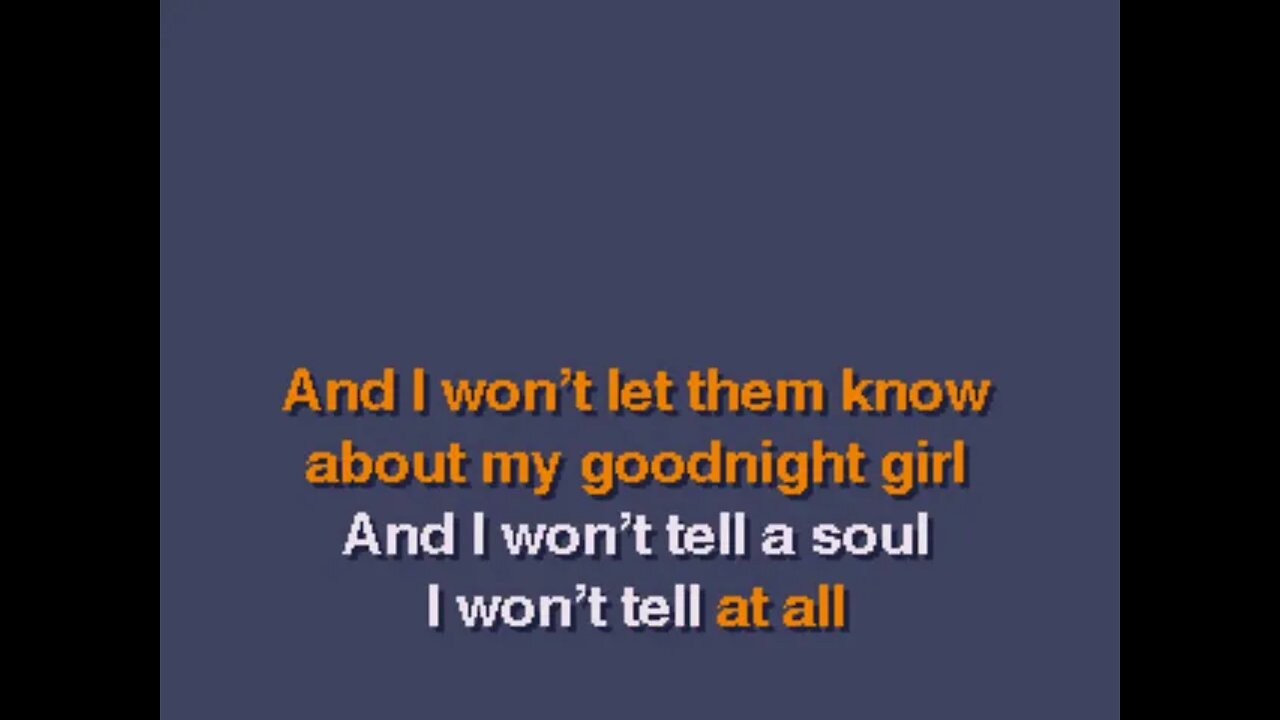 sf002-09 - wet wet wet - goodnight girl
