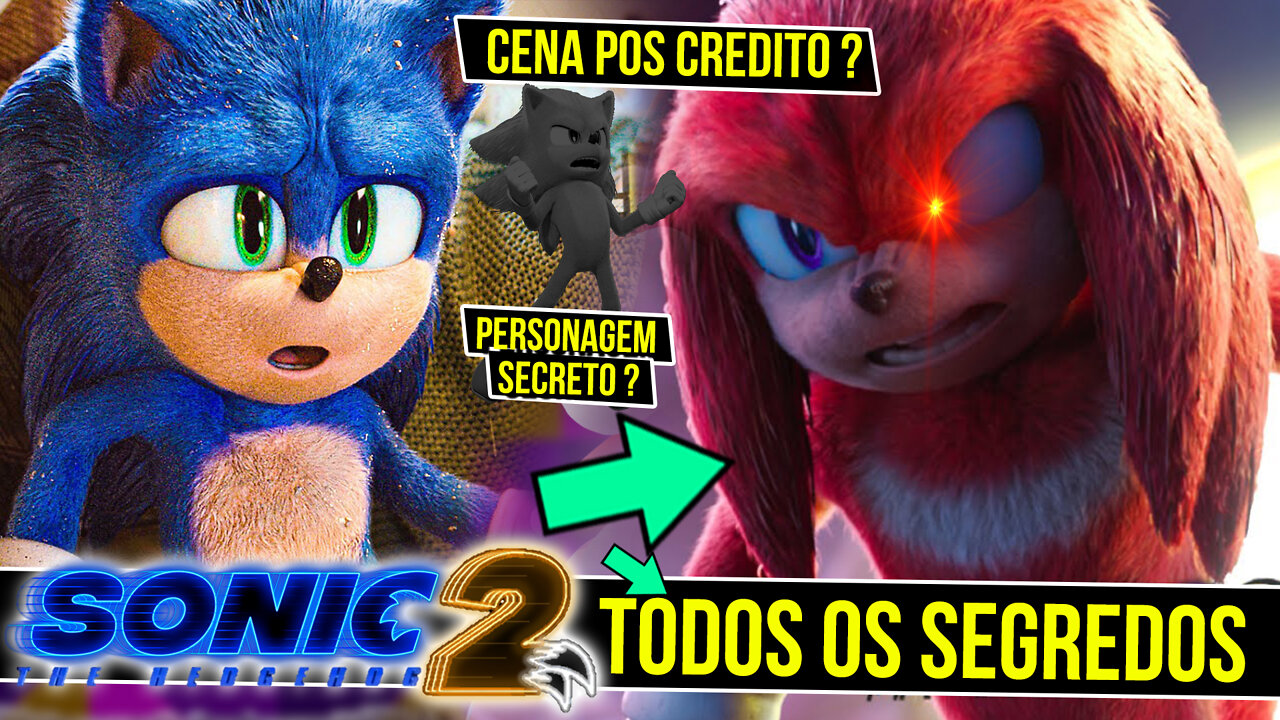 Tudo Sobre Sonic 2 o Filme - Cena Pos Credito , Referencias e Segredos Escondidos