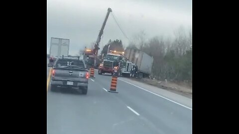 Highway 401 Truck Accident