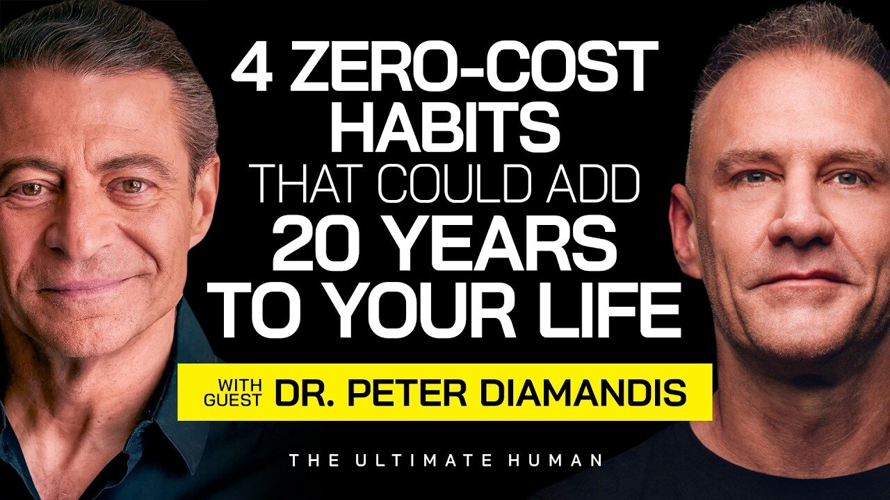 Dr. Peter Diamandis: Future of Health - Stem Cells, Blood Filtration, & AI | Ultimate Human| Ep. 123