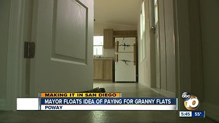 Poway's mayor floats idea of paying for granny flats