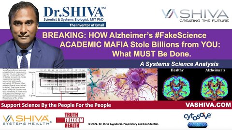 BREAKING - HOW Alzheimer’s #FakeScience ACADEMIC MAFIA Stole Billions from YOU. What MUST Be Done