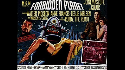 FORBIDDEN PLANET (1956) Anne Francis, Leslie Nielsen movie trailer