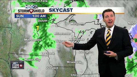 Michael Fish's NBC26 Storm Shield weather forecast