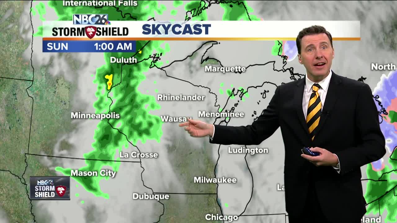 Michael Fish's NBC26 Storm Shield weather forecast