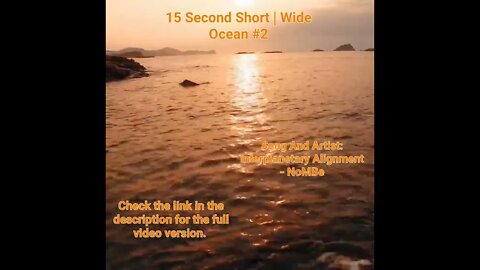 15 Second Short | Wide Ocean | Calm Mind Meditation Music #ocean #music #2 @Meditation Channel