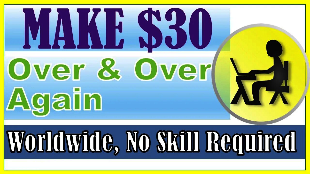 How to make $30 over and over again, Complete tasks and earn money, Work from home jobs