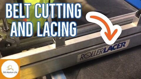 Conveyor Belt Cutting and Lacing using the Clipper Roller Lacer