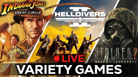 🔴LIVE IN 1440p! - AFTER STORY Relic Hunting Indiana Jones, then Helldivers 2, then? - Come Hang Out!