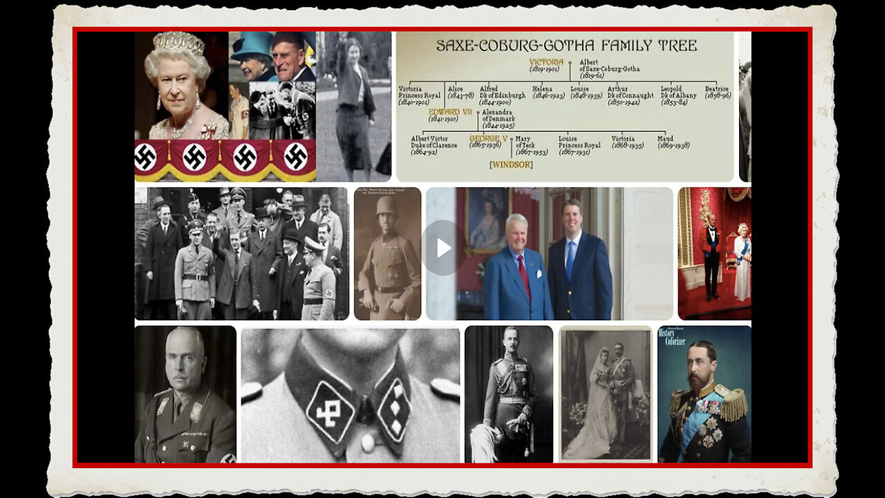 ILLUMINATI NAZI ROYAL DECEIPTION - THE WINDORS'S REAL NAME SAXE-COBURG-GOTHA