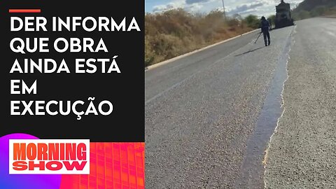 Ciclofaixa no meio da estrada é apagada após polêmica de vídeo nas redes sociais