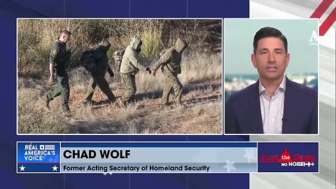 Chad Wolf talking about illegal immigration spike