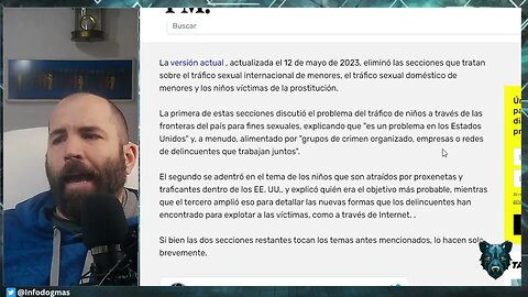 El DOJ de Biden BORRA Secciones Enteras Sobre TRAFICO sexual INFANTIL De Su Pagina Web