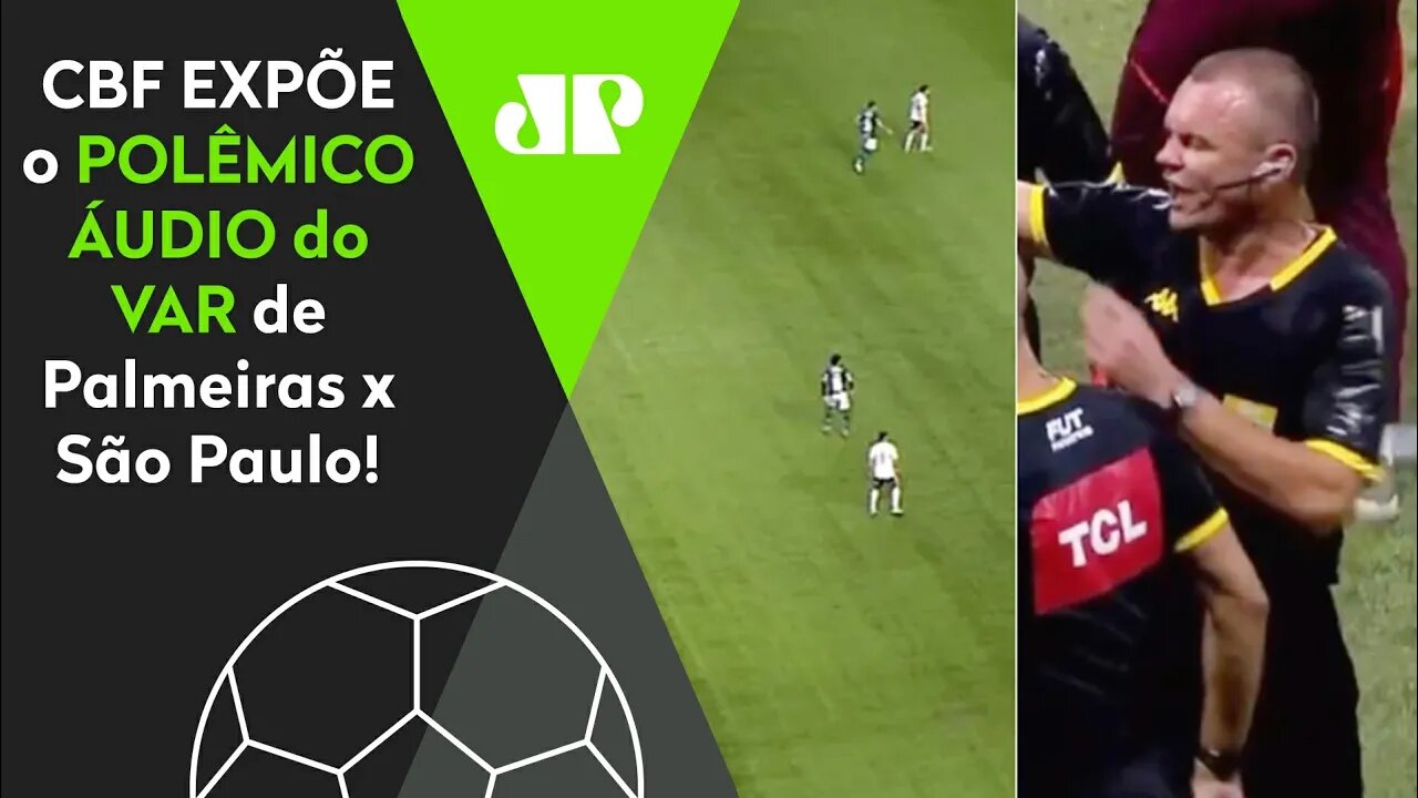 NÃO CHECARAM IMPEDIMENTO! OUÇA o ÁUDIO DO VAR de Palmeiras x São Paulo no PÊNALTI em Calleri!