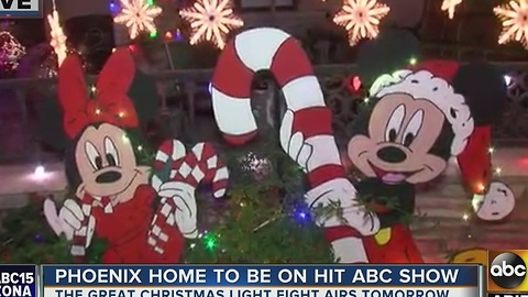 Phoenix home to be featured on hit ABC show about Christmas lights