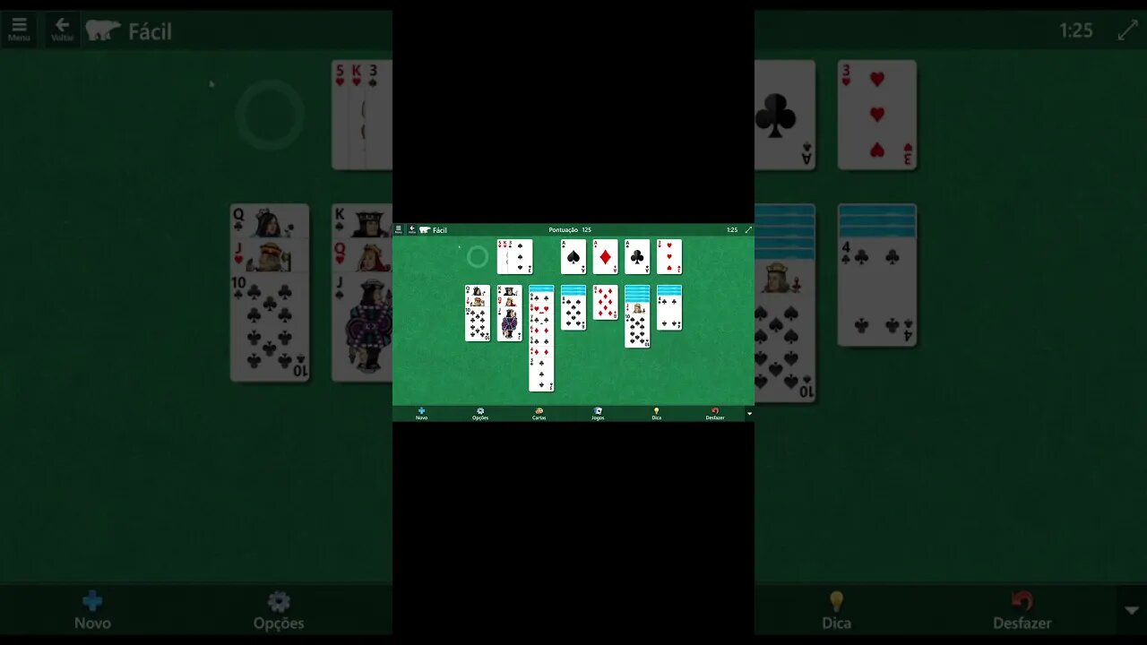 Microsoft Solitaire Collection Klondike EASY Level # 54 #shorts