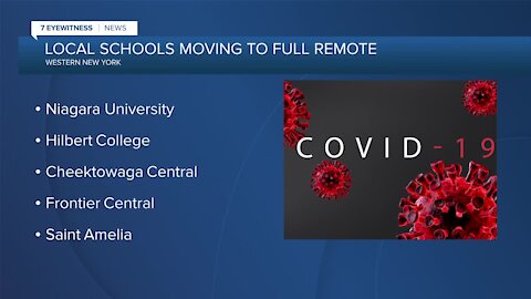 COVID cases forcing some schools back into remote learning