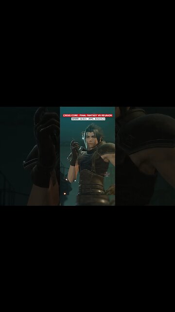 CRISIS CORE FINAL FANTASY VII REUNION | JAPANESE DUB | #Shorts
