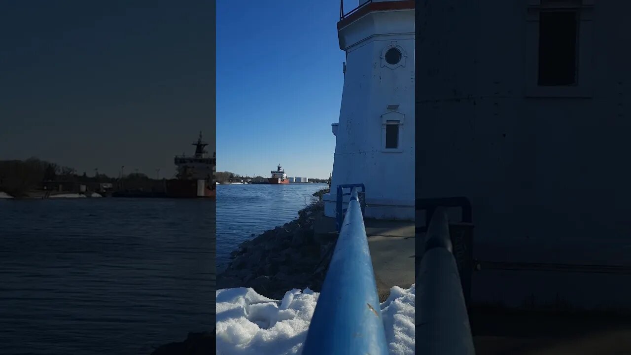 Cheboygan Port view river mouth