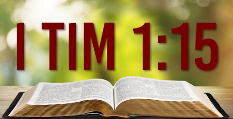 I TIMOTHY 1: 15 – MICKEY MANTLE