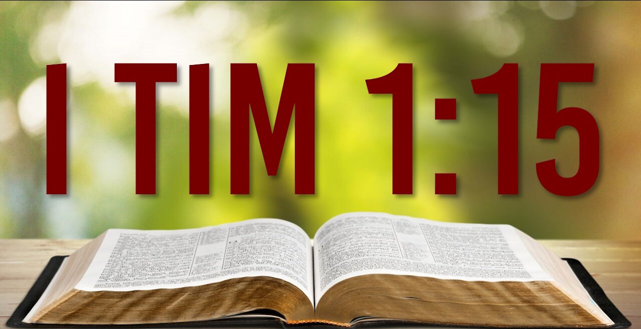 I TIMOTHY 1: 15 – MICKEY MANTLE