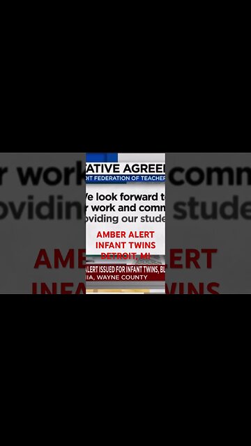 Infant Twins Abducted in Detroit MI - Amber ‼️ Alert #missing