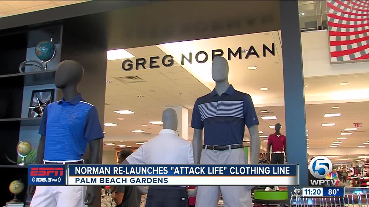 Greg Norman relaunches clothing line