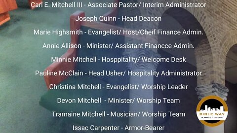 Morning Prayer with Pastor Carl 32122