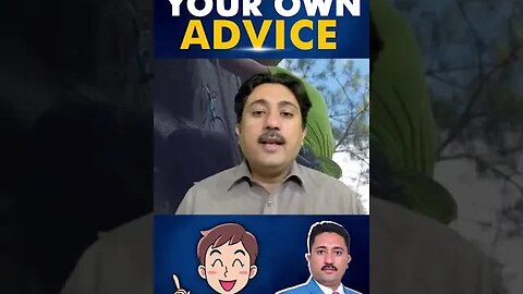 Work on your own advice