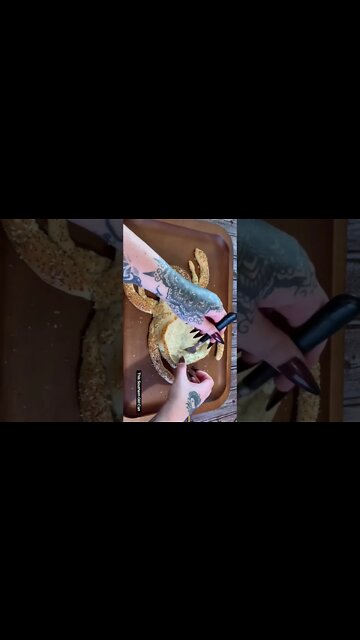 Spider Bread Bowl And Vegetable Dip Recipe #shorts #halloweenfood #halloweenrecipe