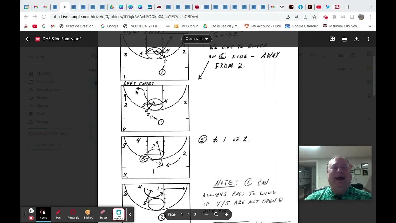 "Slide" Set Play v. M2M Pressure Defense