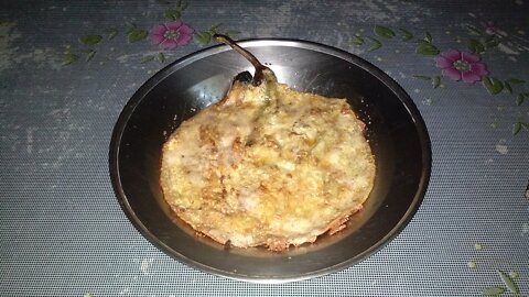 Making Eggplant Omelette!