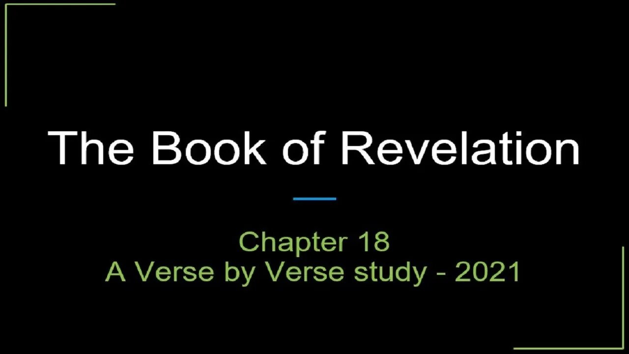 Revelation Chapter 18