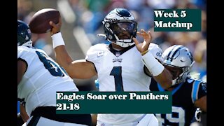 Panther Prowl W5 Eagles SOAR over Panthers 21-18