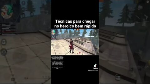 Free Fire. Técnicas e truques para chegar no heroico