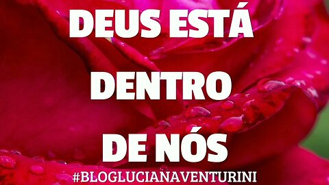 Deus está dentro de nós #lucianaventurini #vivermelhor #silvioalbuquerque