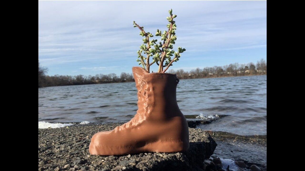 3D Printed Army Boot