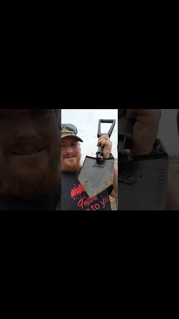 Checking out the Harbor freight badland foldable shovel #HarborFreight #tools #outdoors #camping