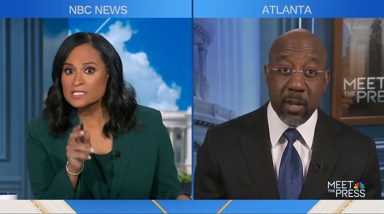 Sen. Raphael Warnock Dodges on Biden's Cognitive Decline, Calls Trump Sick