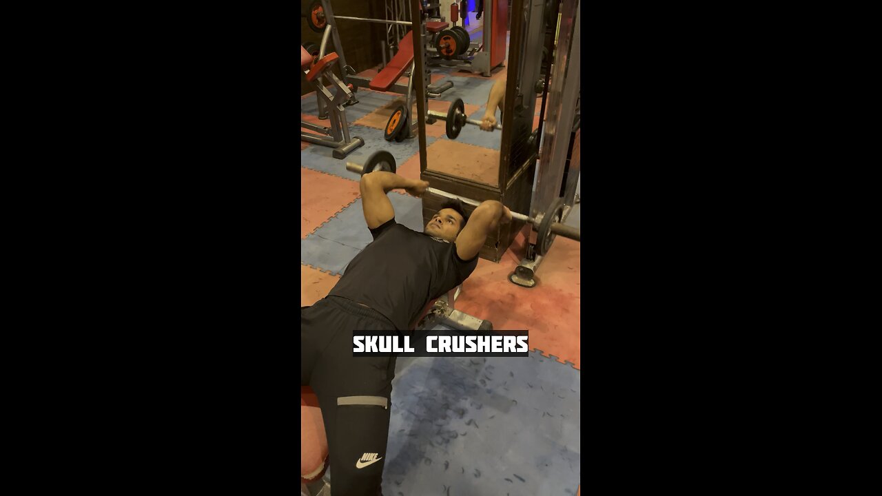 Barbell Skull Crushers