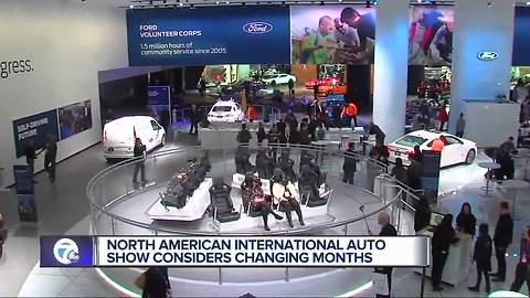 North American International Auto Show may be moved out of January