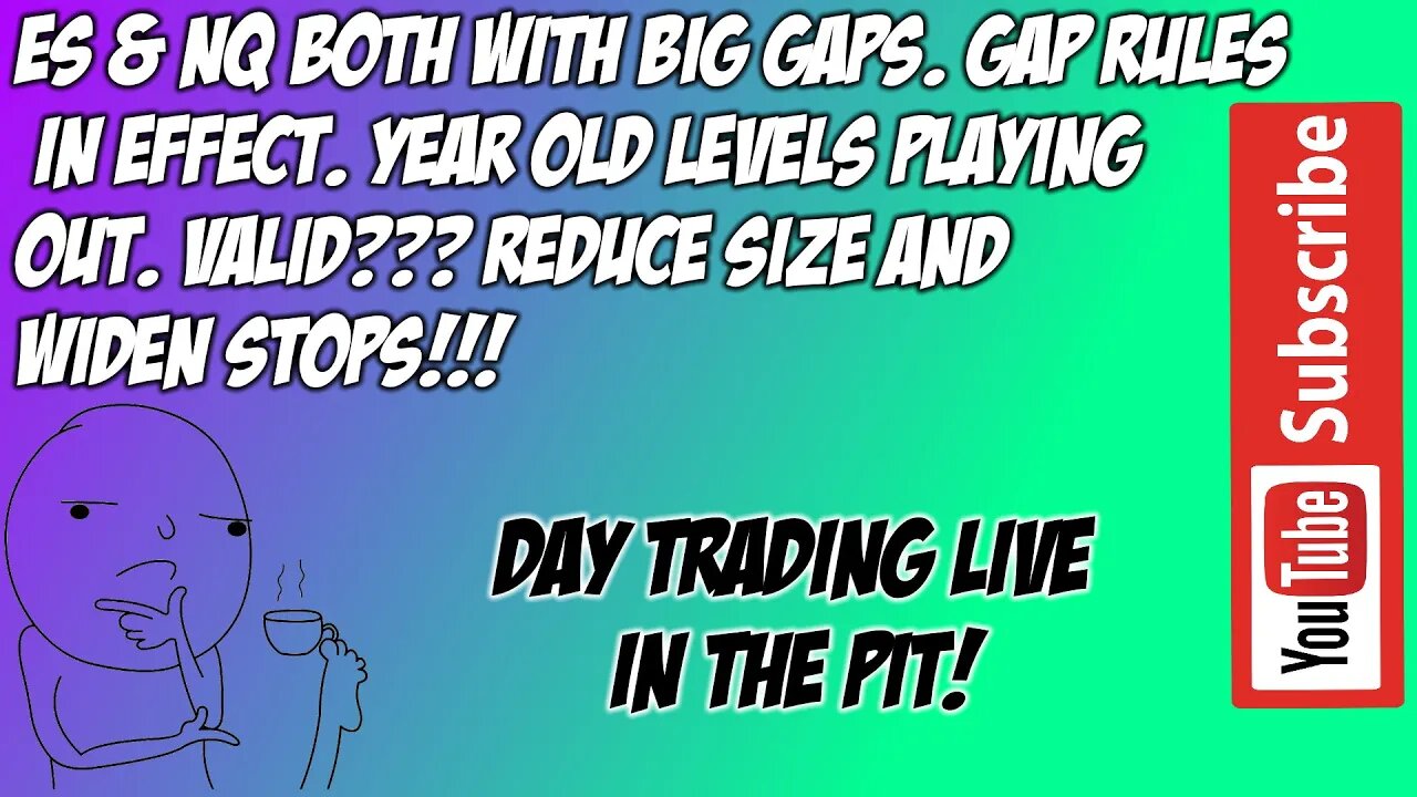 Futures GAP Rules In Effect ES NQ Premarket Plan
