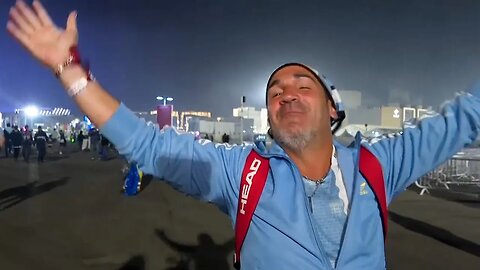 Joyful Argentina fans and downbeat France supporters leave Lusail Stadium after World Cup Final