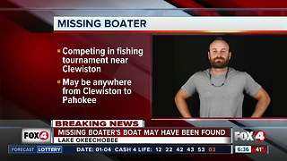 Missing fisherman last seen on Lake Okeechobee - 6:30am update