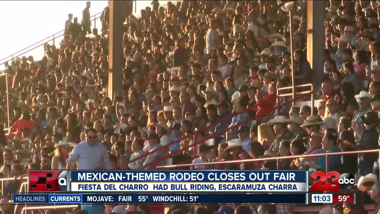 Mexican-themed rodeo closes out Kern County Fair