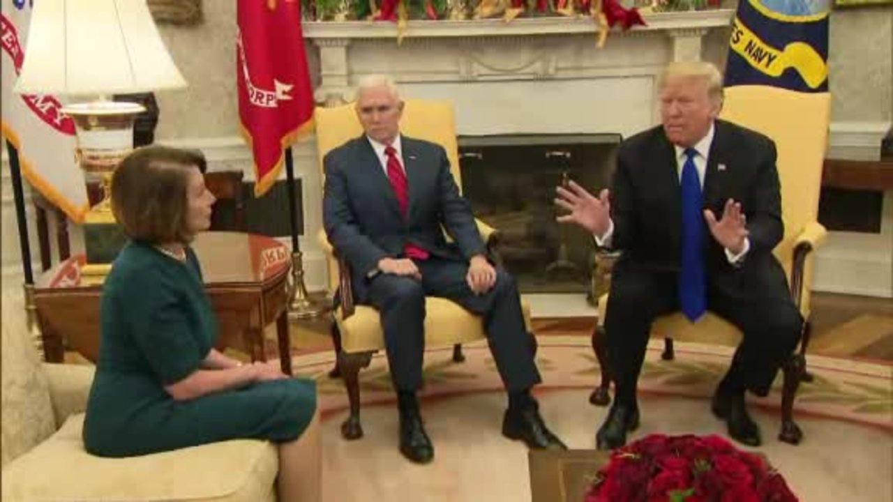 President Trump, Pelosi and Shumer clash over border security