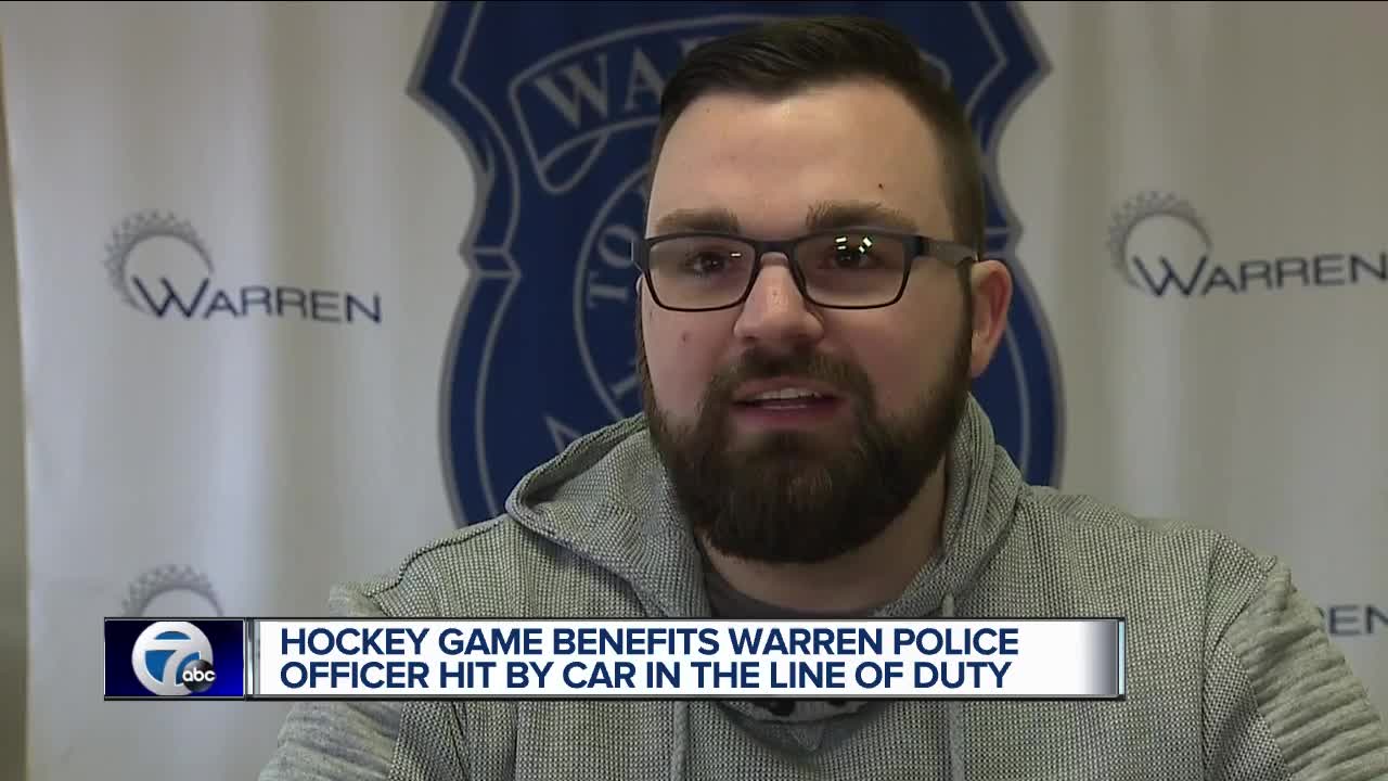 Warren police raising funds for officer injured in the line of duty