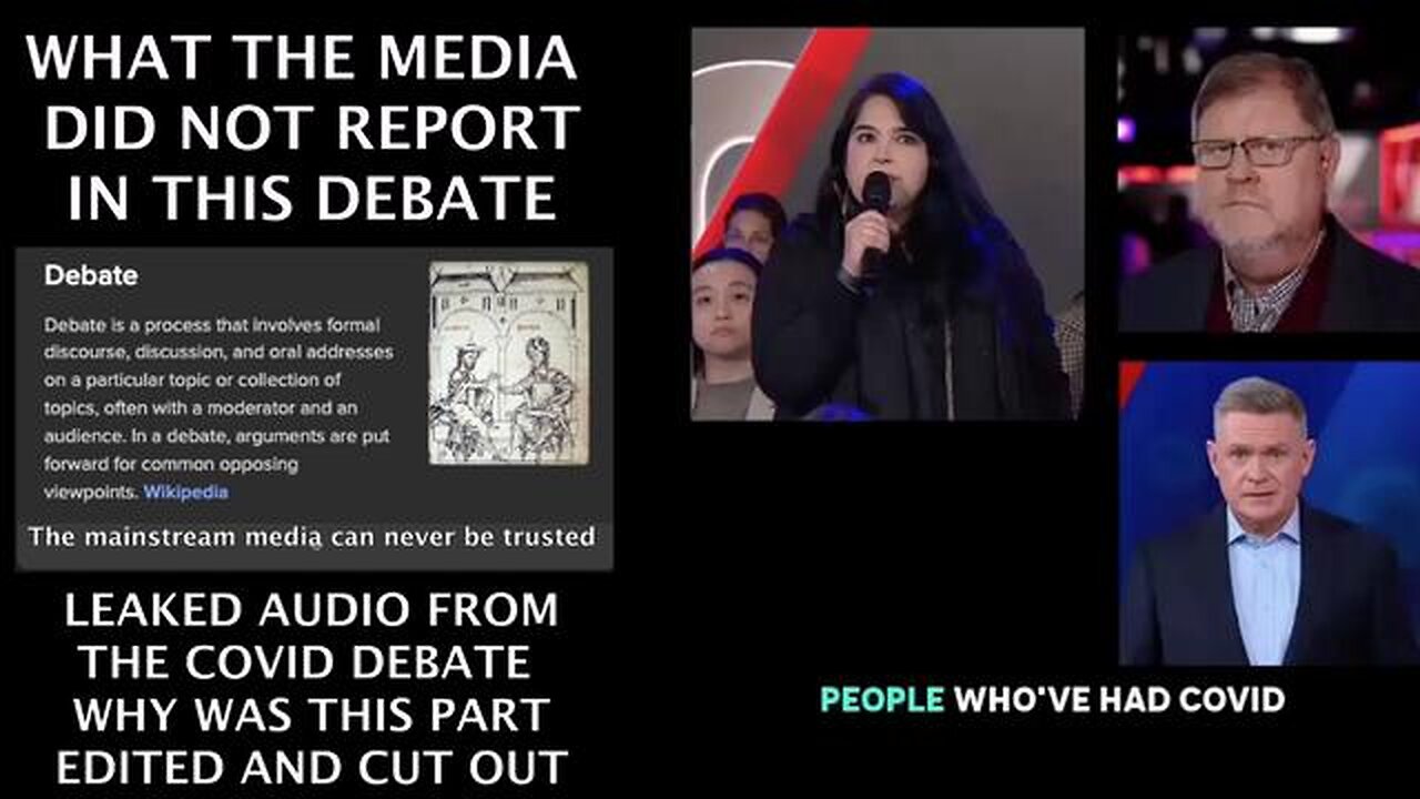 "EXPOSED" Leaked Audio That Was "NOT" in The Full Channel 7 Spotlight "COVID" Video Debate. (Edited)