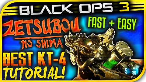 HOW TO BUILD THE "KT-4" (WONDER WEAPON) Zetsubou No Shima! BEST KT-4 TUTORIAL! SUPER FAST/EASY (BO3)